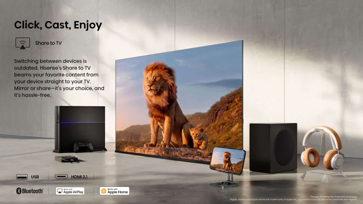 Hisense 43" 4K UHD Smart TV (43A6Q) – Dolby Vision - Image 3