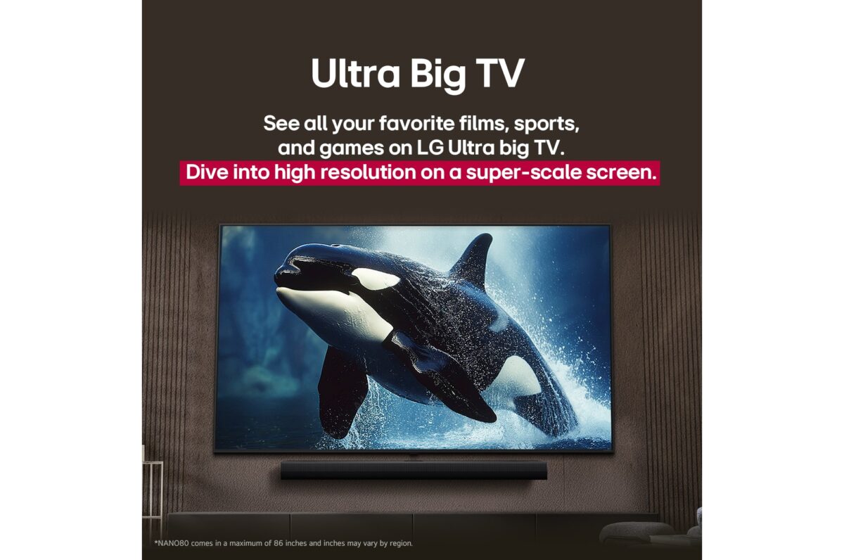 LG 75" NanoCell 4K Smart TV (75NANO80A6A) – α7 AI Processor Gen8, Nano Color & webOS - Image 8