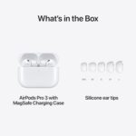 Original Apple AIR PODS PRO 3 Wireless headphones with charging case. includes 5 ear tip sizes - Image 5