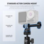 Neewer Mini Desktop Selfie Stick Tripod Compatible with iPhone GoPro Insta360 DJI with 360° - Image 5