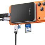 ORICO Magnetic M.2 NVMe SSD Enclosure USB3.2 Gen2 10Gbps PD 100W TF/SD Card Reader MagSafe Dock for iPhone 15 Series going up