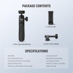 Neewer Mini Desktop Selfie Stick Tripod Compatible with iPhone GoPro Insta360 DJI with 360° - Image 9