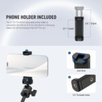 Neewer Mini Desktop Selfie Stick Tripod Compatible with iPhone GoPro Insta360 DJI with 360° - Image 6