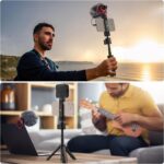 Neewer Mini Desktop Selfie Stick Tripod Compatible with iPhone GoPro Insta360 DJI with 360° - Image 7