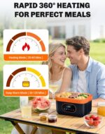 INKBIRD Cordless Electric Lunch Box with Insulated Bag, 16000mAh Rechargeable Self-Heating Food Warmer, 1.5L - Image 4