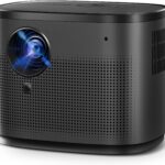 Mini Projector 1080P HD,4K Supported Portable Movie Projector-200” Display,Built-in Speaker