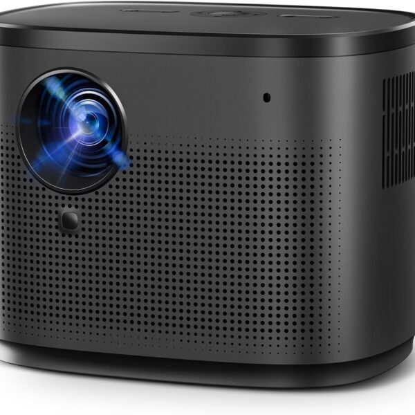 Mini Projector 1080P HD,4K Supported Portable Movie Projector-200” Display,Built-in Speaker