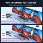 MT-VIKI 15.6 inch Laptop Screen Extender, Potable Screen - Size : 15.6" Monitor - Image 2