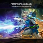 18.5-Inch Touchscreen Portable Monitor, 120Hz 1ms Gaming Display, FHD 1080P IPS, HDR, FreeSync, 100% sRGB, VESA Mountable, Smart Cover Included, External Screen for Laptop and Switch - Image 6