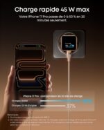 Anker Nano 45W Nano Smart Display USB C Charger | Fast Charging, Smart Recognition Charger, Care Mode - Image 3
