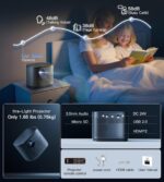 Mini Projector 1080P HD,4K Supported Portable Movie Projector-200” Display,Built-in Speaker - Image 8