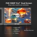 MT-VIKI 15.6 inch Laptop Screen Extender, Potable Screen - Size : 15.6" Monitor - Image 7