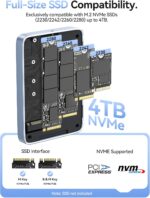 ORICO Magnetic M.2 NVMe SSD Enclosure USB3.2 Gen2 10Gbps PD 100W TF/SD Card Reader MagSafe Dock for iPhone 15 Series going up - Image 6