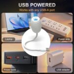 2 in 1 USB Star Galaxy Projector Night Light with 12 Ultra HD Glass Films | Adjustable Focus,Replaceable Slides,Room Star Ambient Light,Kids Projector - Image 7