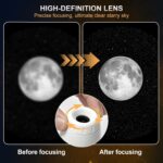 2 in 1 USB Star Galaxy Projector Night Light with 12 Ultra HD Glass Films | Adjustable Focus,Replaceable Slides,Room Star Ambient Light,Kids Projector - Image 5