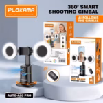 Plokama A20 Pro AI Auto Face Tracking 360 Smart Shooting Gimbal With LED Lights - Image 8