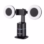 Plokama A20 Pro AI Auto Face Tracking 360 Smart Shooting Gimbal With LED Lights