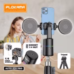 Plokama A20 Pro AI Auto Face Tracking 360 Smart Shooting Gimbal With LED Lights - Image 2