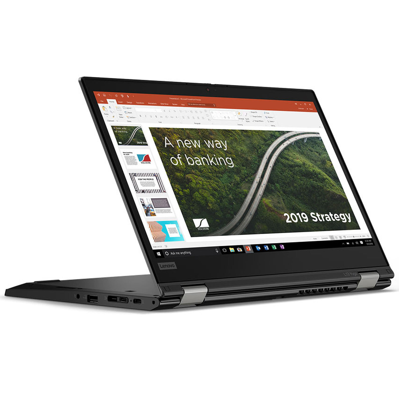 LD0005788916_1 Lenovo ThinkPad L13 Yoga Gen 2, 2-in-1 Business Laptop, Intel Core i5-1145G7, 13.3 Inch FHD Touch Screen, 16GB RAM, 256GB SSD, Stylus - Image 1