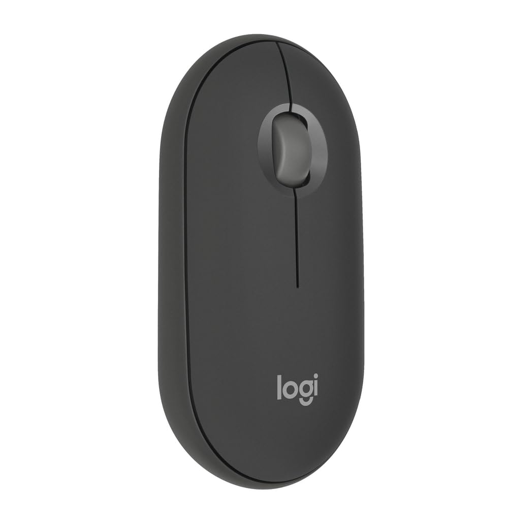 41ePp9LIvFL.jpg Logitech Pebble Mouse 2 M350s Slim Bluetooth Mouse, Blue - Image 1