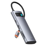 Baseus 7-in-1 USB-C Hub YK-60 with 4K HDMI and 100W Power Delivery, Silver