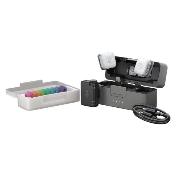 DJI Mic Mini 2 Wireless Microphone Kit, 2 TX + 1 RX + Charging Case