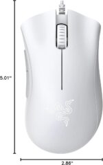 Razer DeathAdder Essential Wired Gaming Mouse, Mercury White - Image 3