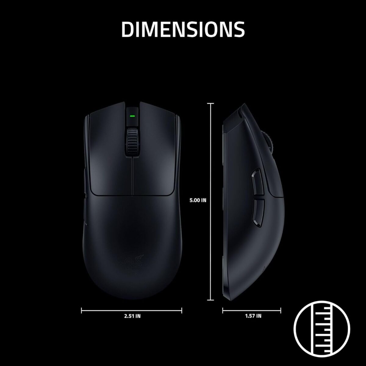 Razer Viper V3 Pro SE Wireless Gaming Mouse, Black - Image 3