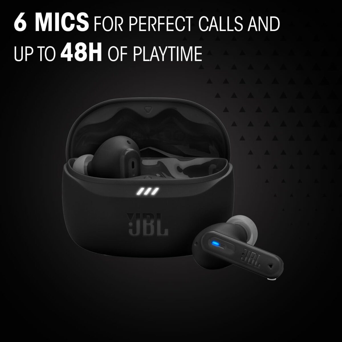 JBL Tune Beam 2 Noise Cancelling Wireless Earbuds, Black - Image 4