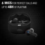 JBL Tune Beam 2 Noise Cancelling Wireless Earbuds, Black - Image 4