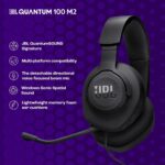 JBL Quantum 100M2 Wired Gaming Headset, Black - Image 3