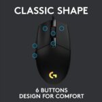 Logitech G102 LIGHTSYNC Wired Gaming Mouse, Black - Image 4