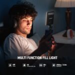 NEEWER NL-60AI Bi-Colour LED Selfie Light with Front Clip and Phone Holder - Image 4