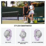 Garmin Lily 2 Active GPS Smartwatch, 38 mm, Silver with Purple Jasmine Band - Image 2