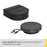 Jabra Speak2 40 USB Speakerphone for Microsoft Teams, Dark Grey - Image 2