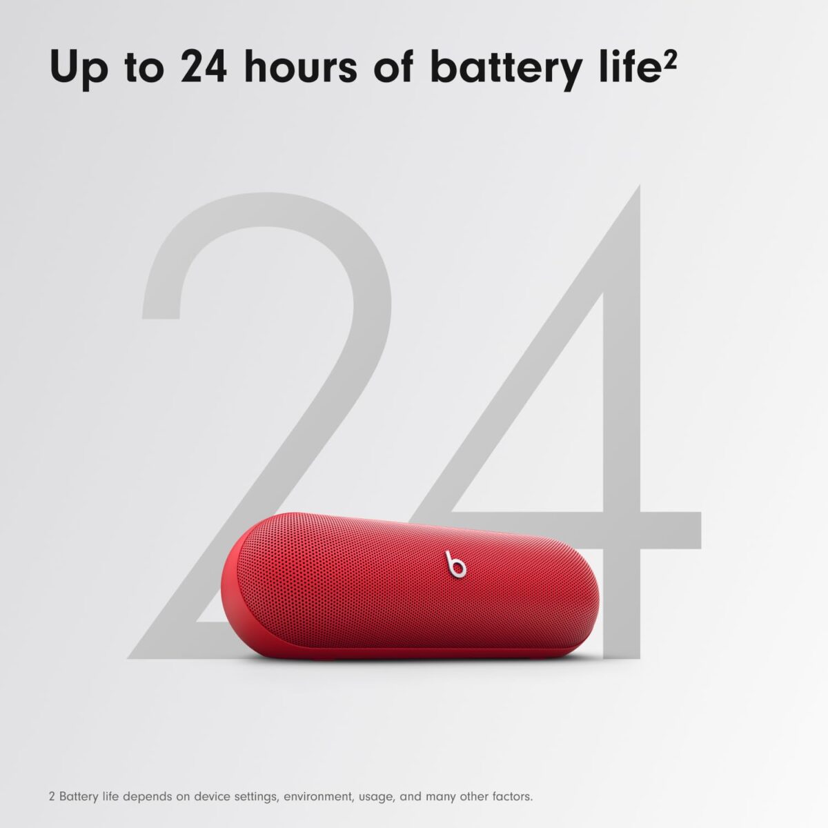 Beats Pill Portable Bluetooth Speaker, Statement Red - Image 4