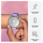 Garmin Lily 2 Active GPS Smartwatch, 38 mm, Silver with Purple Jasmine Band - Image 3
