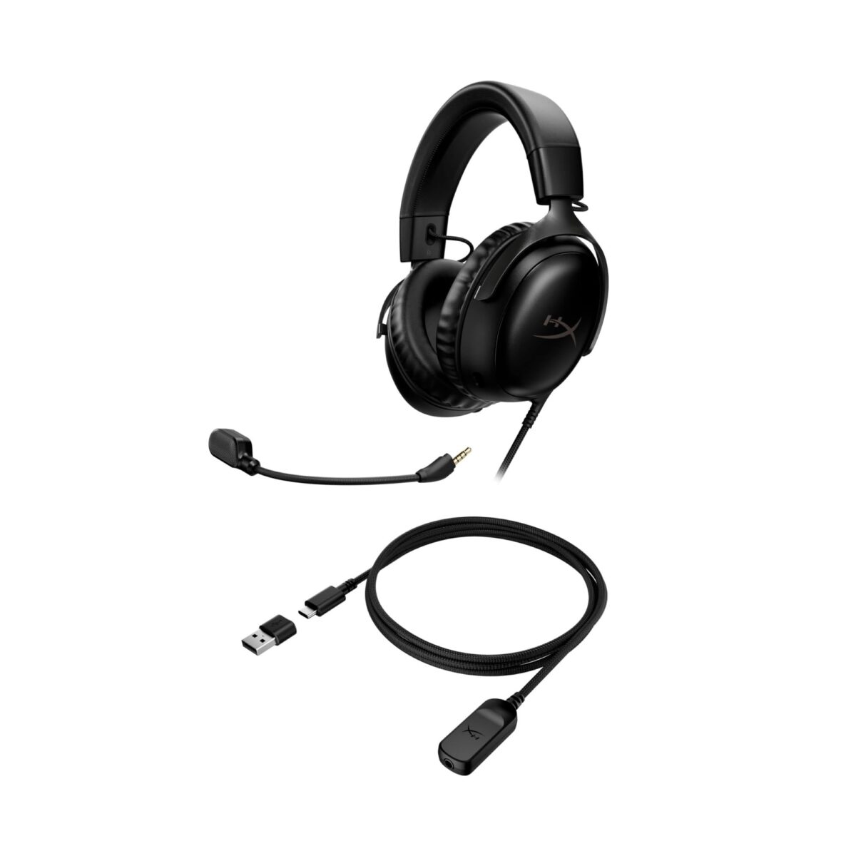 HyperX Cloud III Wired Gaming Headset, Black - Image 4