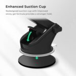 iOttie Easy One Touch 5 Dash & Windshield Car Phone Mount, Black - Image 4