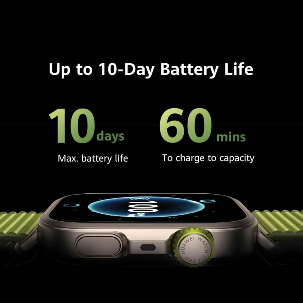 Huawei Watch Fit 4 Pro Smartwatch, Black - Image 3