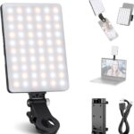 NEEWER NL-60AI Bi-Colour LED Selfie Light with Front Clip and Phone Holder