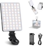 NEEWER NL-60AI Bi-Colour LED Selfie Light with Front Clip and Phone Holder