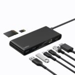 Belkin Connect 8-in-1 USB-C Hub with 4K HDMI, 2.5Gb Ethernet and 100W PD, Black