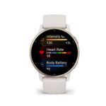 Garmin Vivoactive 5 Fitness Smartwatch, 42mm, Ivory - Image 2