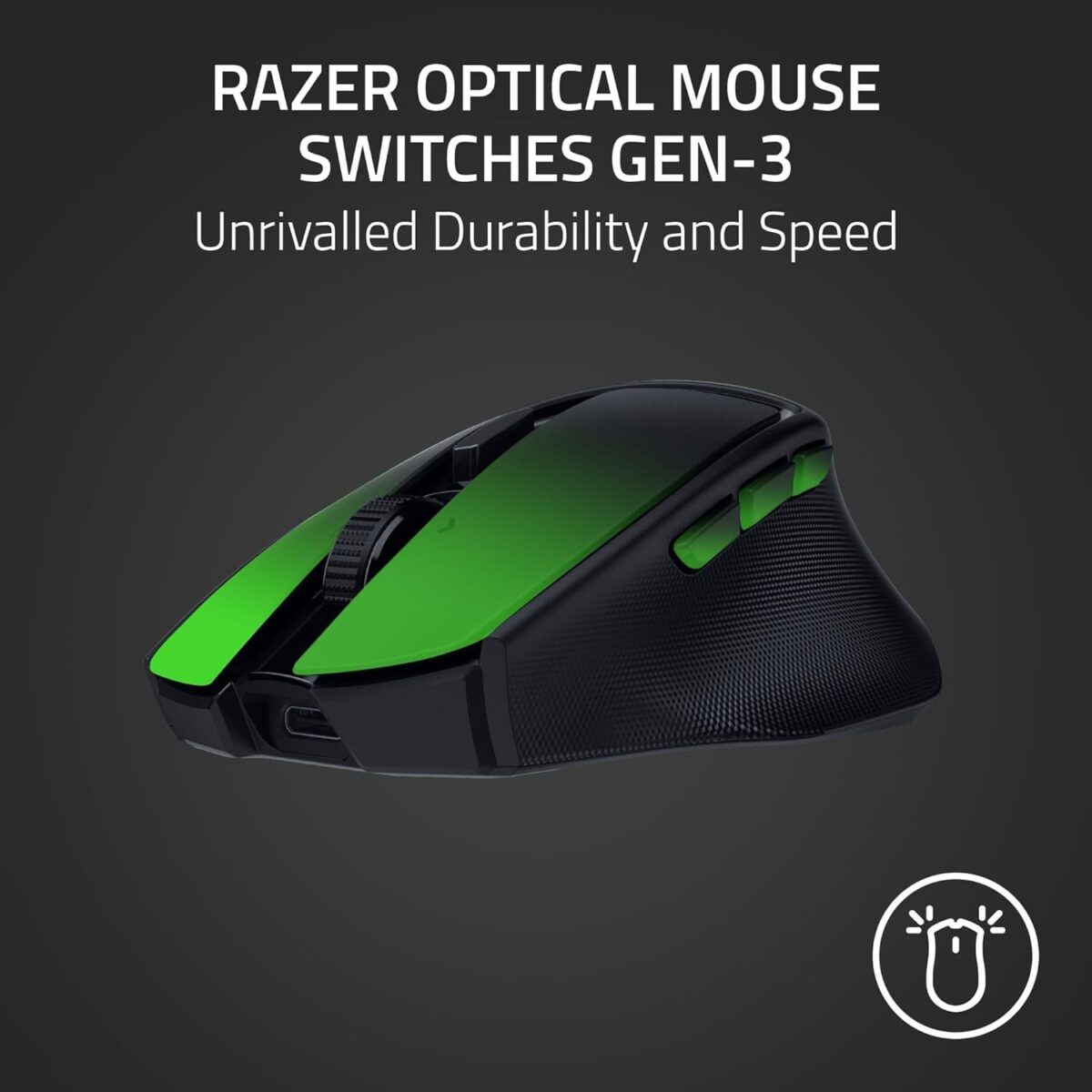 Razer Basilisk Mobile Wireless Gaming Mouse, Black - Image 4