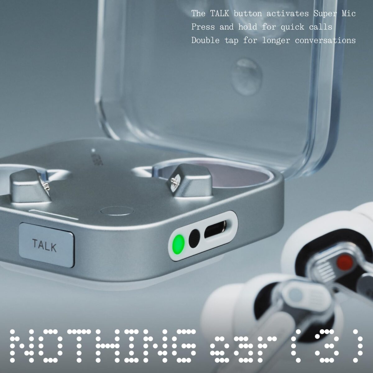 Nothing Ear (3) Wireless Noise Cancelling Earbuds, Black - Image 4