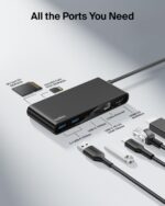 Belkin Connect 8-in-1 USB-C Hub with 4K HDMI, 2.5Gb Ethernet and 100W PD, Black - Image 3