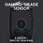 Logitech G102 LIGHTSYNC Wired Gaming Mouse, Black - Image 3