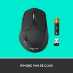 Logitech M720 Triathlon Multi-Device Wireless Mouse, Graphite Black - Image 4
