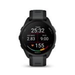 Garmin Forerunner 165 GPS Running Smartwatch, 43mm, Black/Slate Grey - Image 2